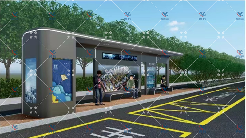 石家莊候車亭第三車發(fā)貨